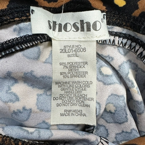 Shosho Womens Animal Print Leggings - Picture 3 of 3